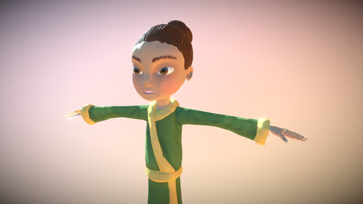 Legend of the Shadow Puppets - Son Character 3D Model