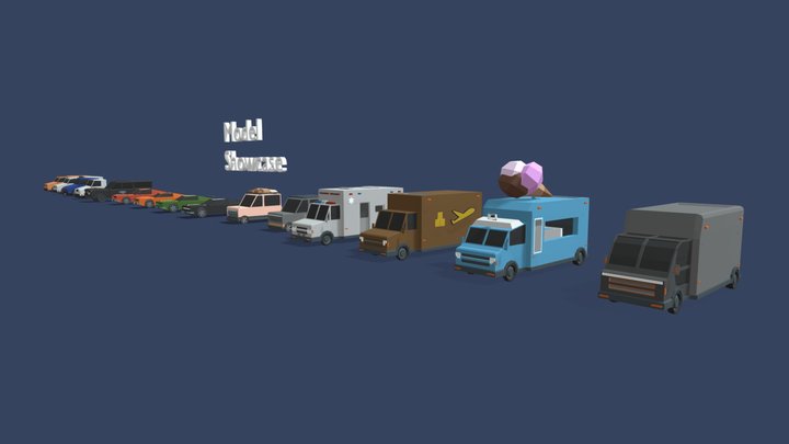 Vehicles - POLY | Pack 3D Model