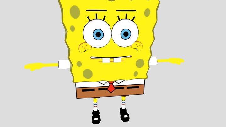 SpongeBob shrimp tscp 3D Model