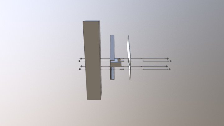 GAFAU: Detalhe Escada Metálica 3D Model