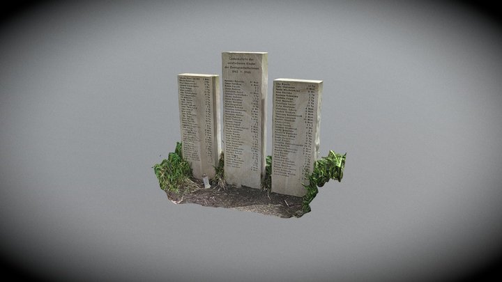 Gedenkstätte der verstorbenen Kinder 3D Model