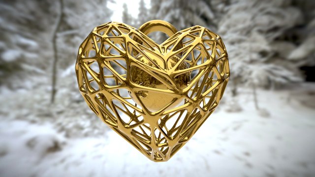 Love Heart 3D Model