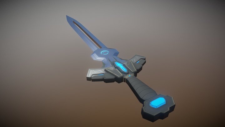 Sci- Fi Excalibur 3D Model