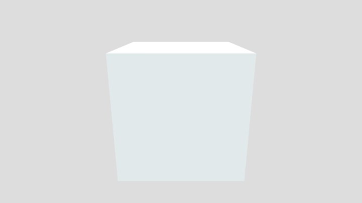 blender cube 3D Model