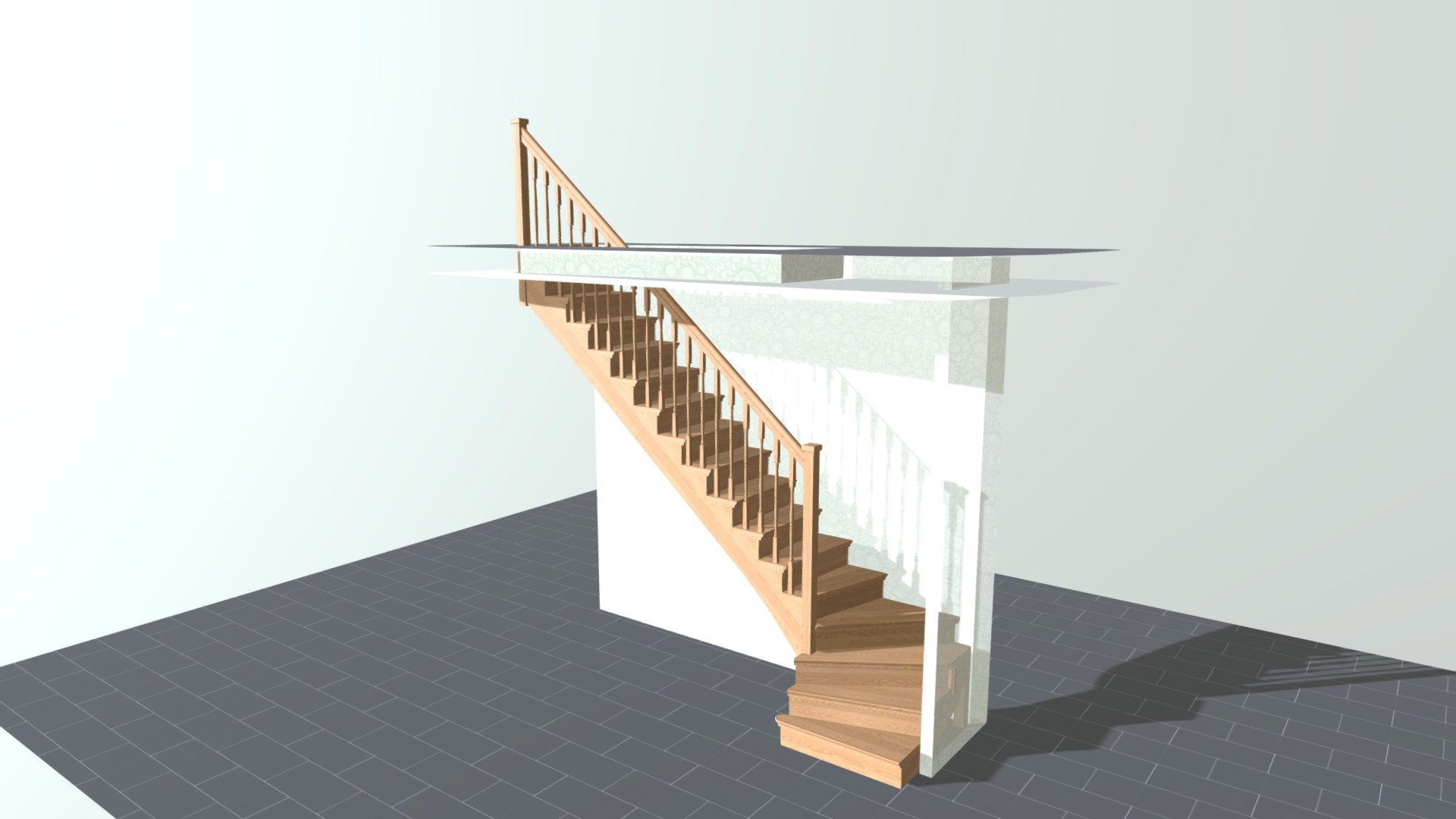 075 Lai 36a trepp 1 L-trepp - 3D model by Baltic Wood Partners ...