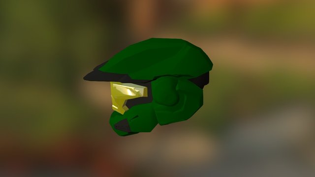 Spartan Helmet 3D Model