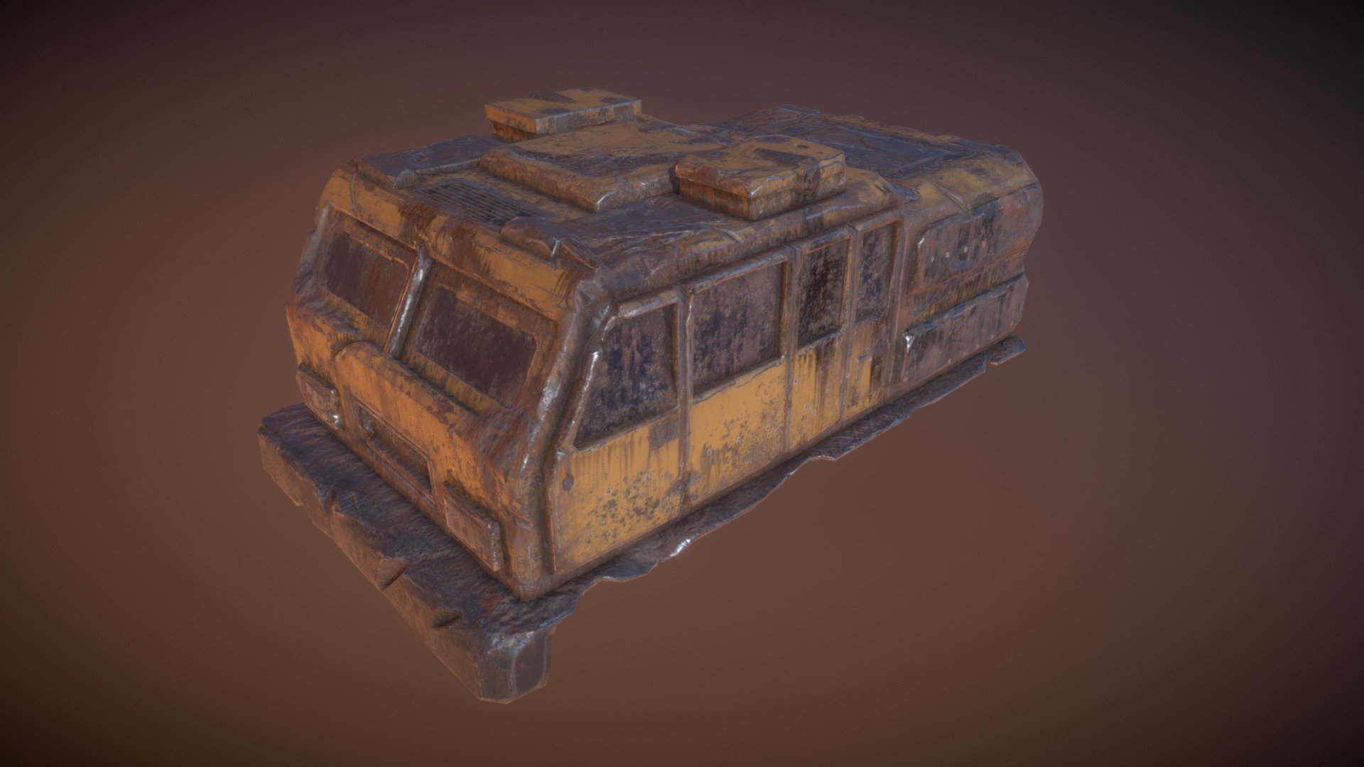 Sculpted Tractor Ruined