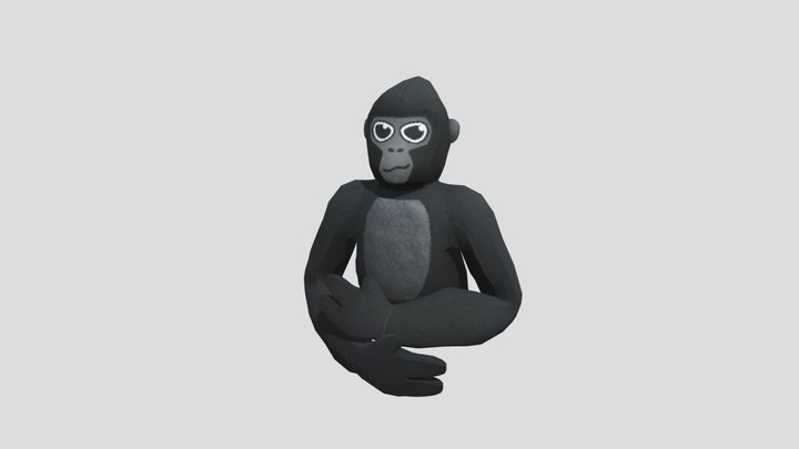 back to school gorilla tag plushy 3D Model