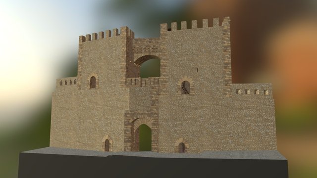 Portal de Sant Miquel (Morella, Castellón) 3D Model