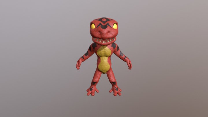 Grunt Monster 3D Model