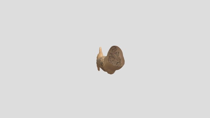 hand tattoo dragon 3D Model