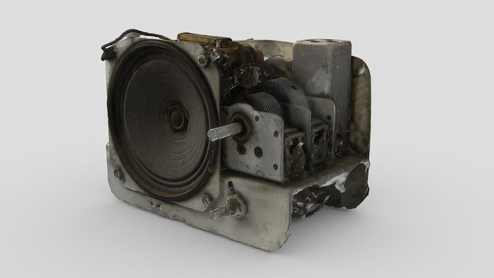 Vintage Radio Guts (Free Raw Scan) – Gratis 3D-model STL