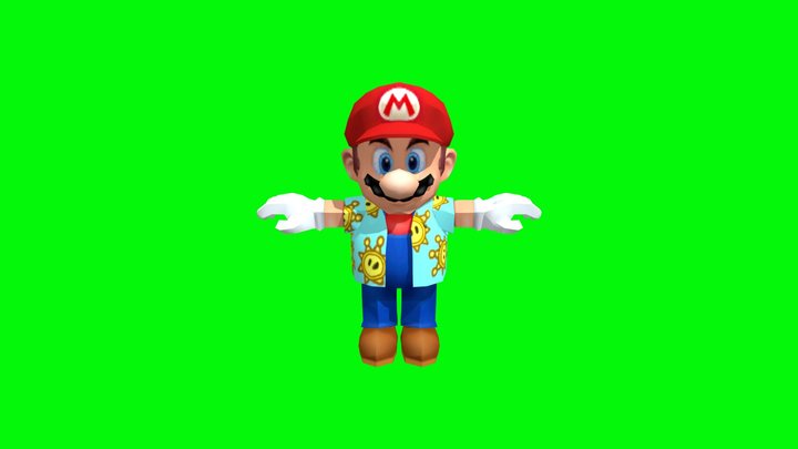 mario-super-mario-sunshine 3D Model