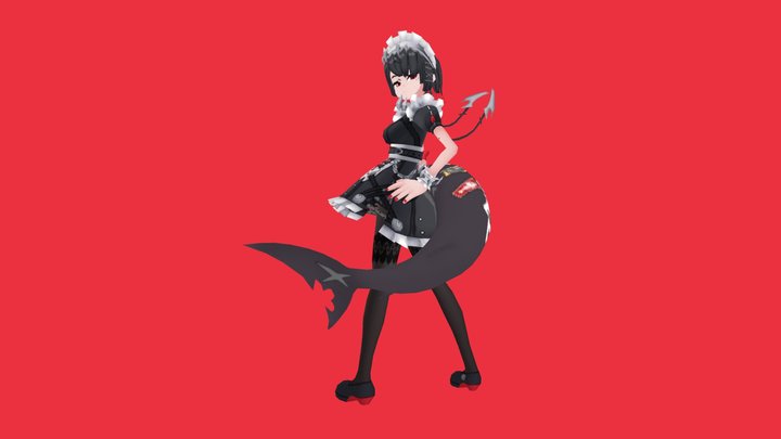 Ellen Joe - Zenless Zone Zero 3D Model