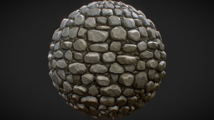 Seamless Rustic Stone Wall & Floor Texture 004