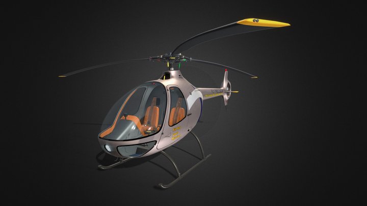 Cabri G2_Helicopter 3D Model