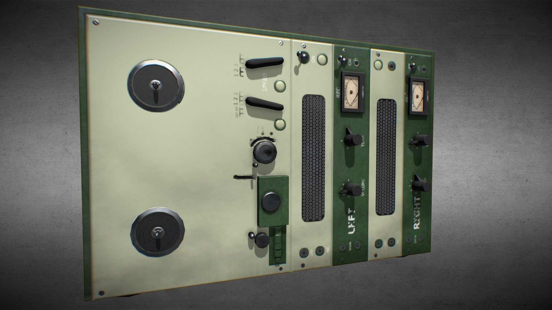 Appareils Lecteur Bande — Sketchfab embed 3D viewer