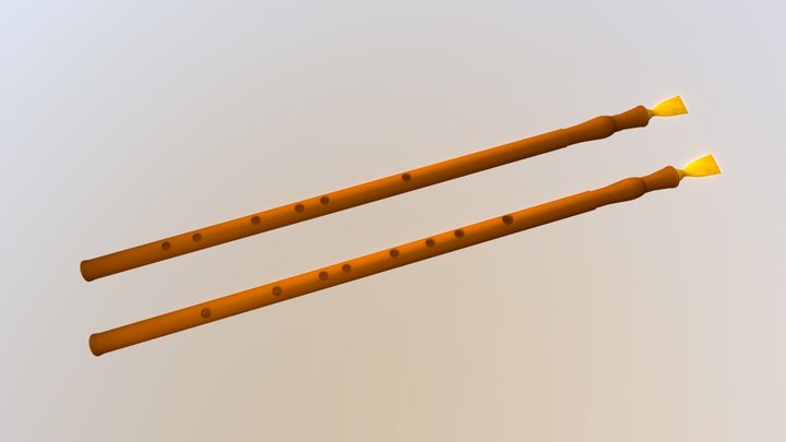 Louvre Aulos 3D Model (2021) 3D Model