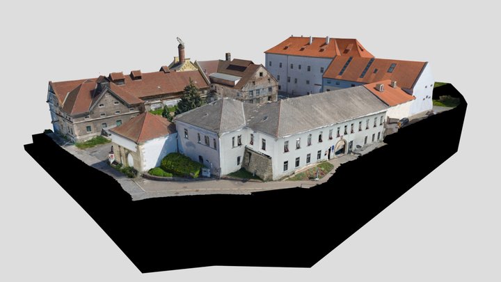 Kolín zámek a pivovar 3D Model