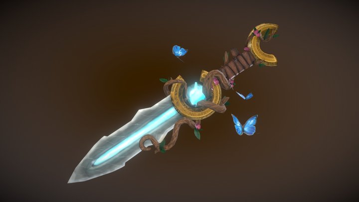 Magic sword 3D Model