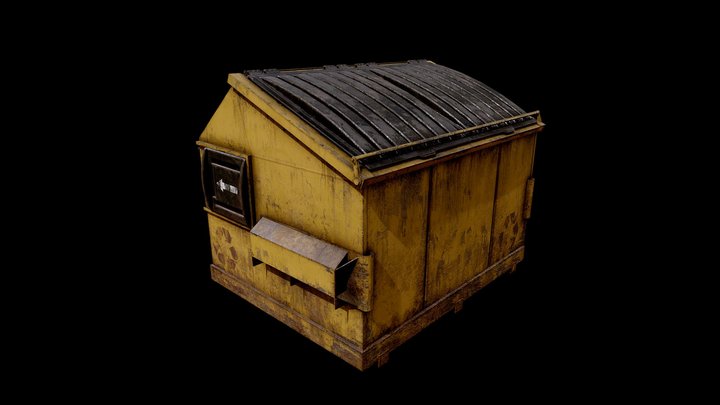 Dirty Dumpster 3D Model