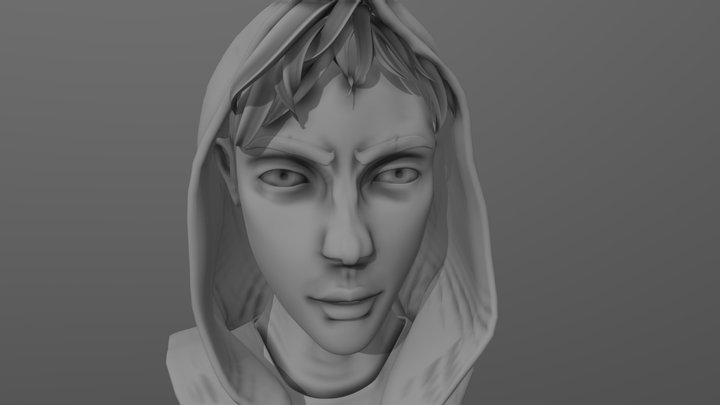 Head model Arcane inspired 3D Model