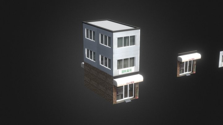 Building + Modular Facades | CC0 3D Model