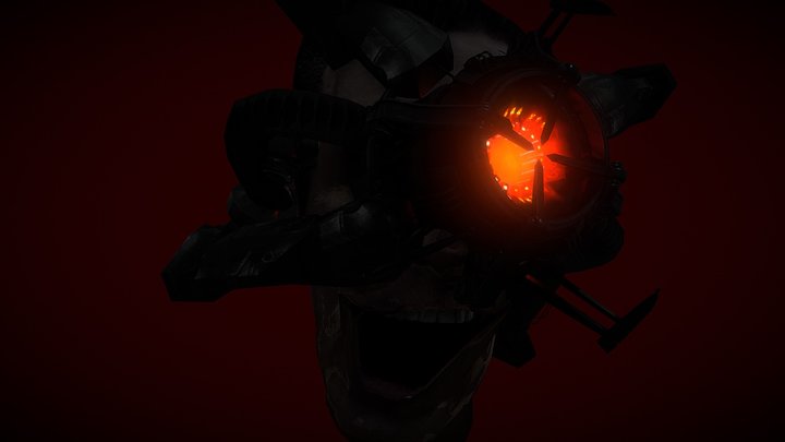 G Head Infect 3D Model
