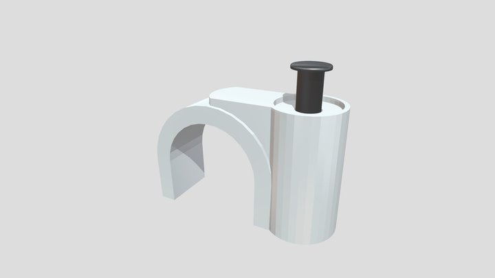 (Free) Cable Clip with Screw - PVC – Modelo 3D gratuito STL