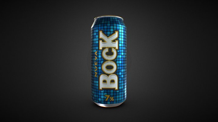 Bock Drink (low poly - high poly) 3D Model
