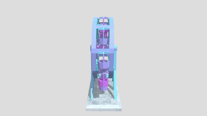 trig ferris wheel 3D Model