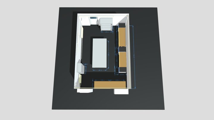 krouzek_nova_mistnost_v5 3D Model