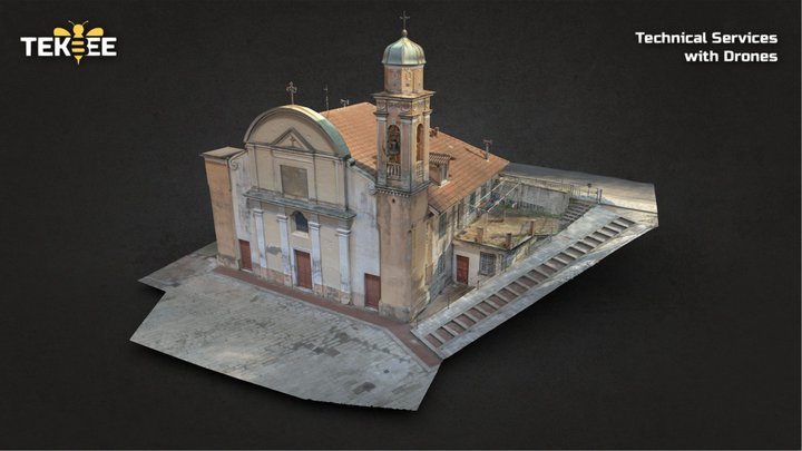 S.Sebastiano Church - Rossiglione (Italy) 3D Model