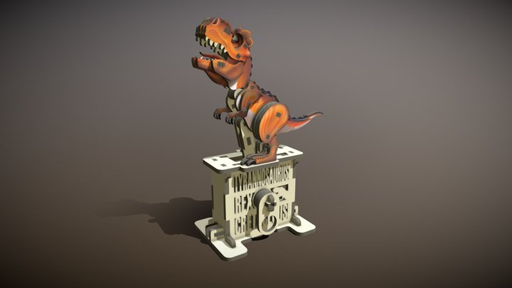 [DC-001] Tyrannosaurus Rex 3D Model