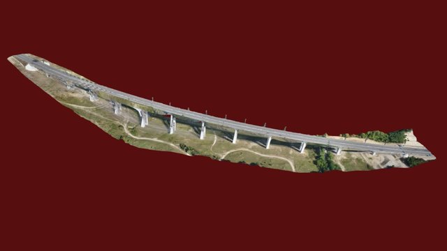 Viaduct Aciliu sumar 3D Model