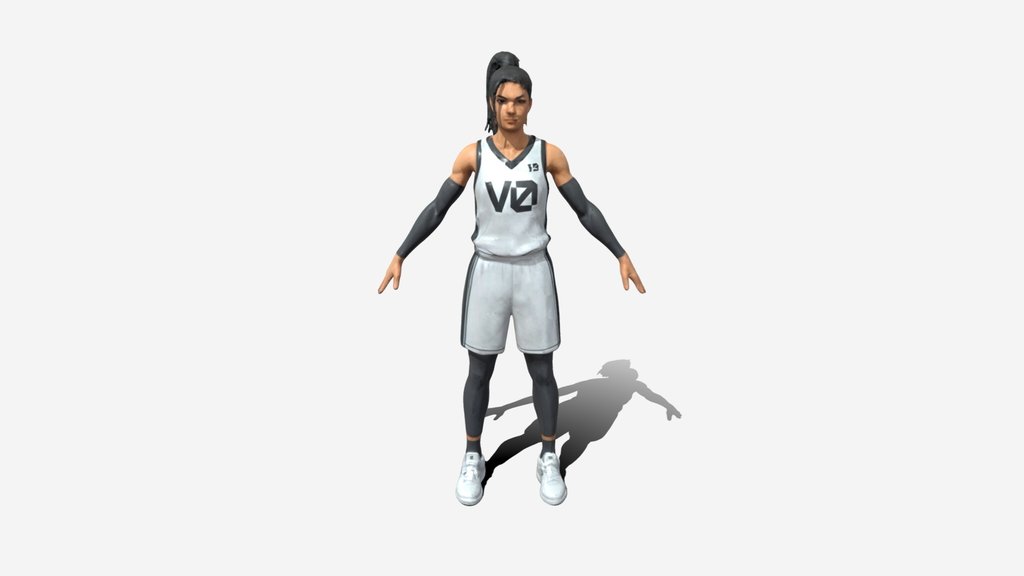 v0 Basketball Girl Player