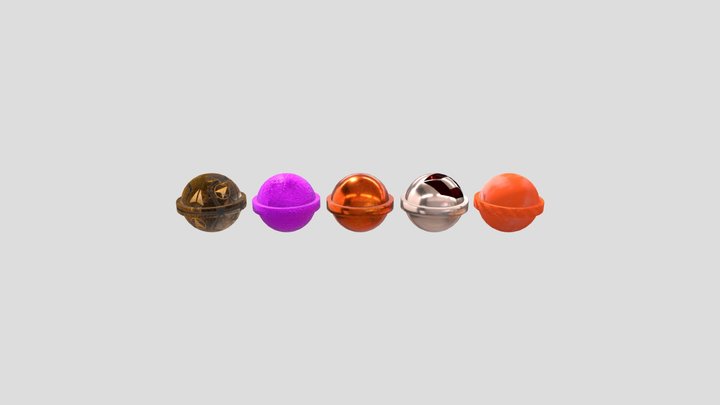 Spheres 3D Model