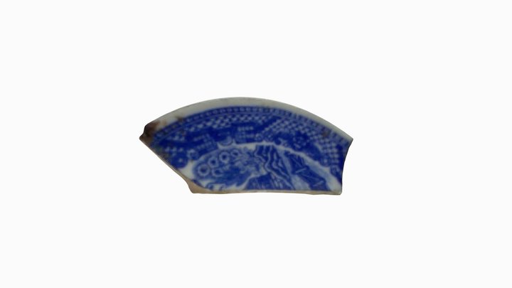 Lewis Quarters Porcelain Saucer 3D Model