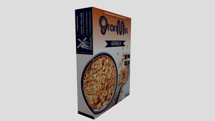 Granola 3D Model