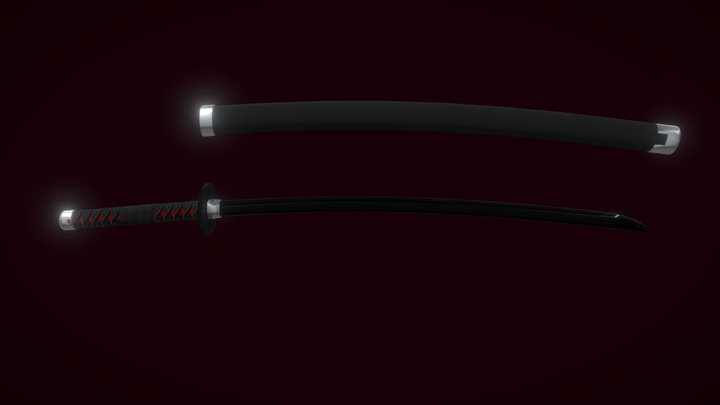 Tanjiro Katana Rework 3D Model