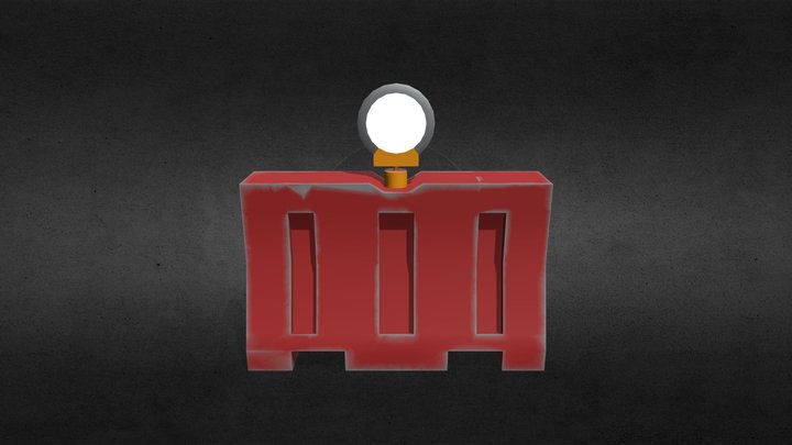 Road Blocker 3D Model