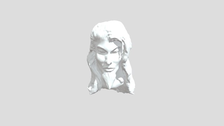 Character Bust 3D Sculpture 3D Model