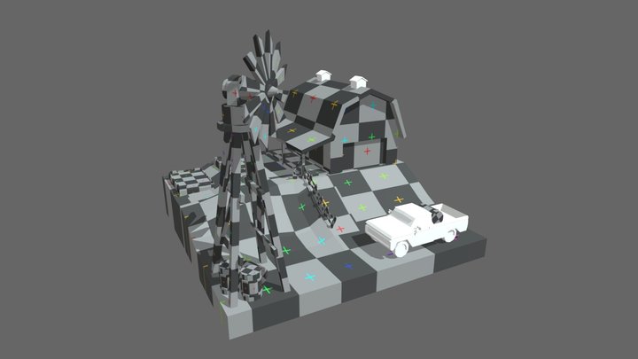 3D1 Retake Farm House 3D Model