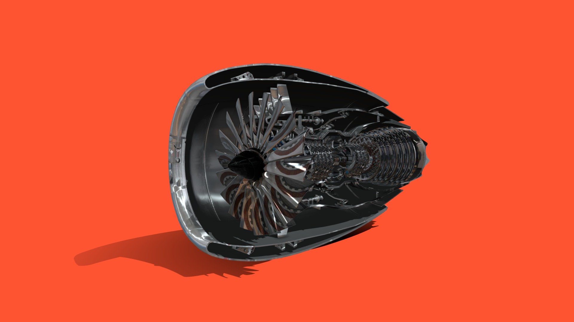 turbina aereo — Sketchfab embed 3D viewer