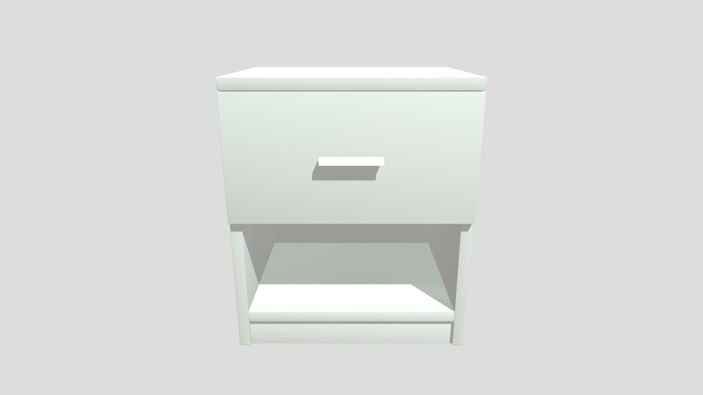 Small White Nightstand