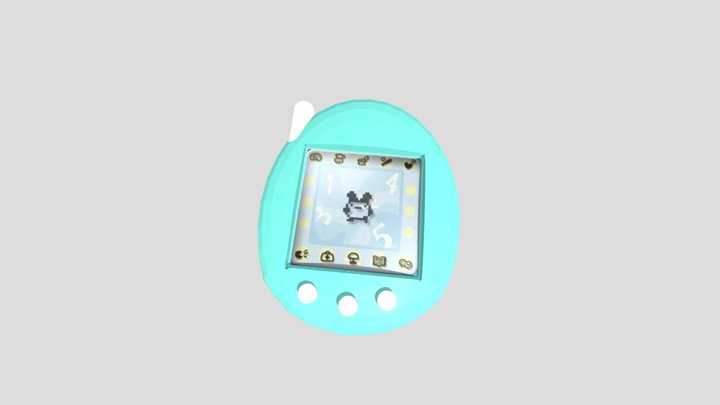 3rd gen Tamagotchi 3D Model