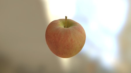 An Apple 3D Model