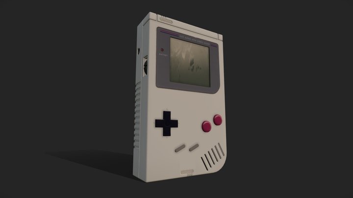 Nintendo Game Boy 3D Model