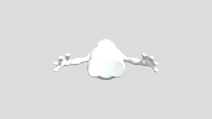 Frog Man Puppet 2 3D Model