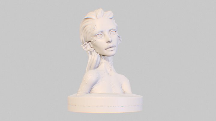 Quinn Siren Bust [Eclyps Dolls] 3D Model